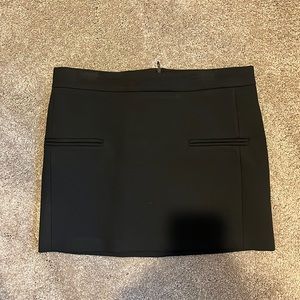 Black zara mini skirt